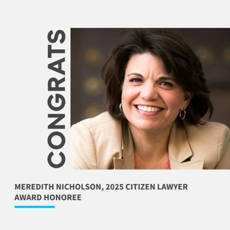 Meredith Nicholson, NCBA 2025 Citizen Lawyer Award Winner